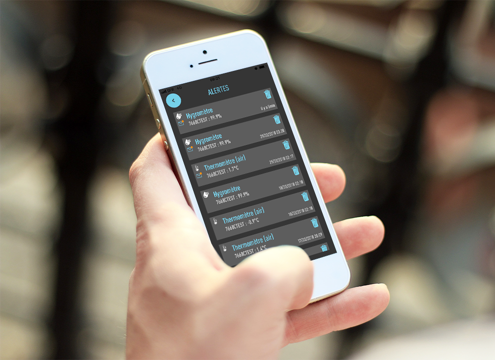 Recevez vos alertes en temps réels