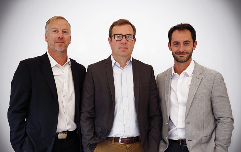De gauche à droite : Nicolas Branswyk, Didier Robert, Nicolas Ferras