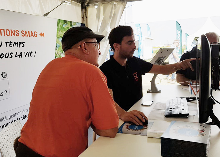 smag expose à Innov-agri 2019 sur le stand Val de Gascogne
