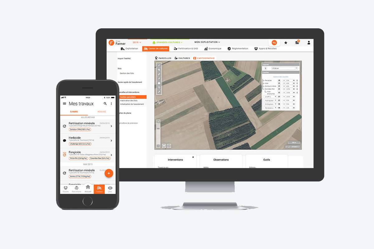 Améliorez le pilotage de votre exploitation agricole avec notre logiciel de gestion 100% web et mobile