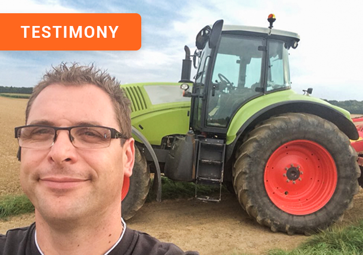 Julien Baduraux, user agreo software for the plot management