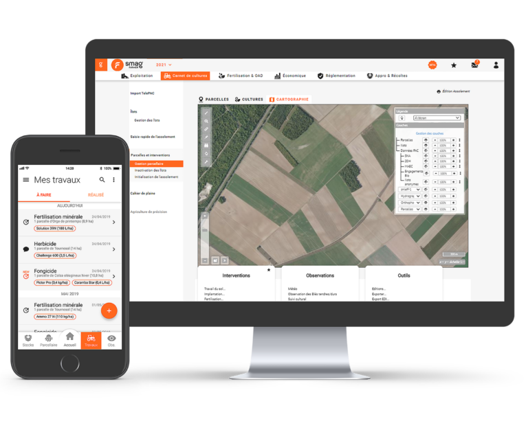 Améliorez le pilotage de votre exploitation agricole avec notre logiciel de gestion 100% web et mobile 