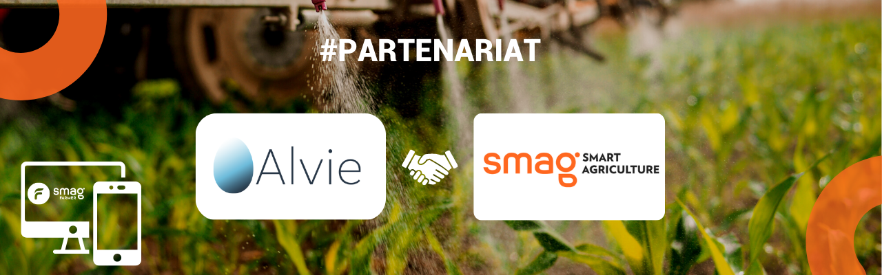 Alvie rejoint l’écosystème partenaire de SMAG pour proposer une solution unique et complète aux agriculteurs !