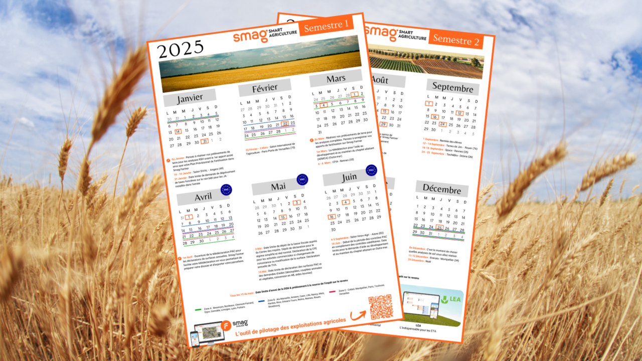 Le calendrier agricole 2025