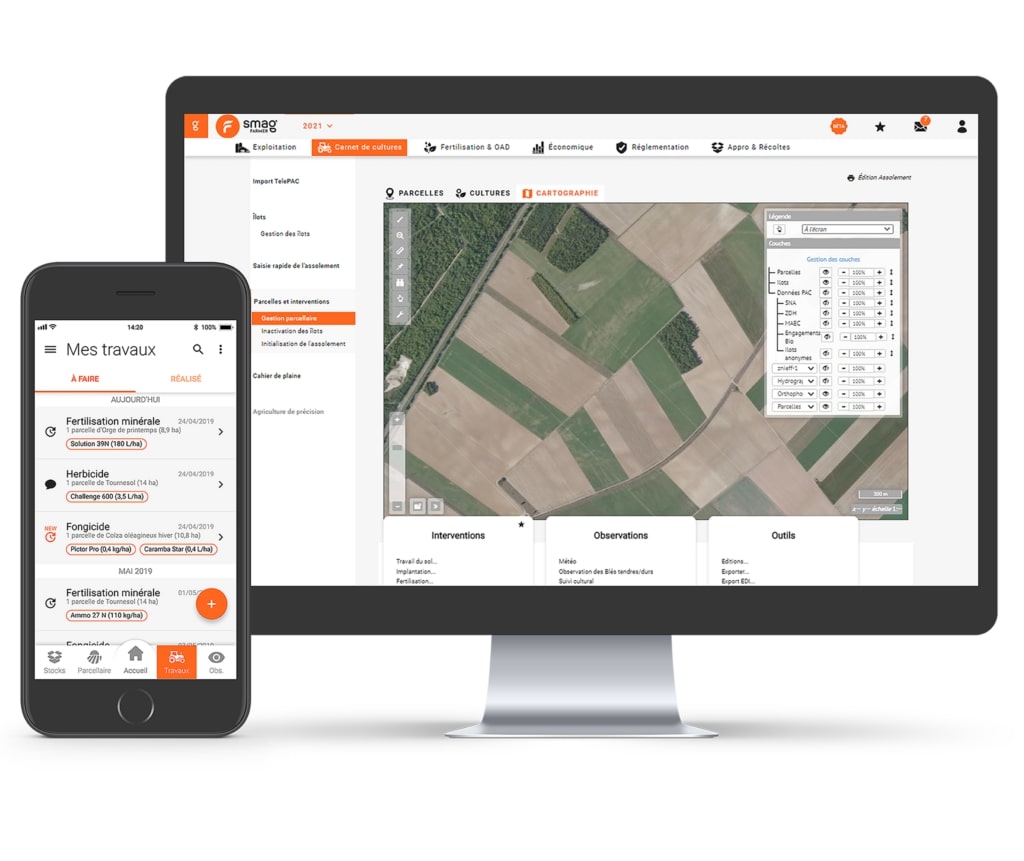 Logiciel agricole N°1 des vérifications phyto