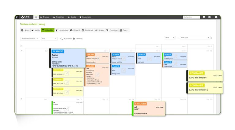 La gestion d’équipe avec pointage et gestion du planning