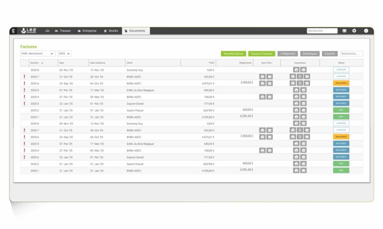 La facturation client