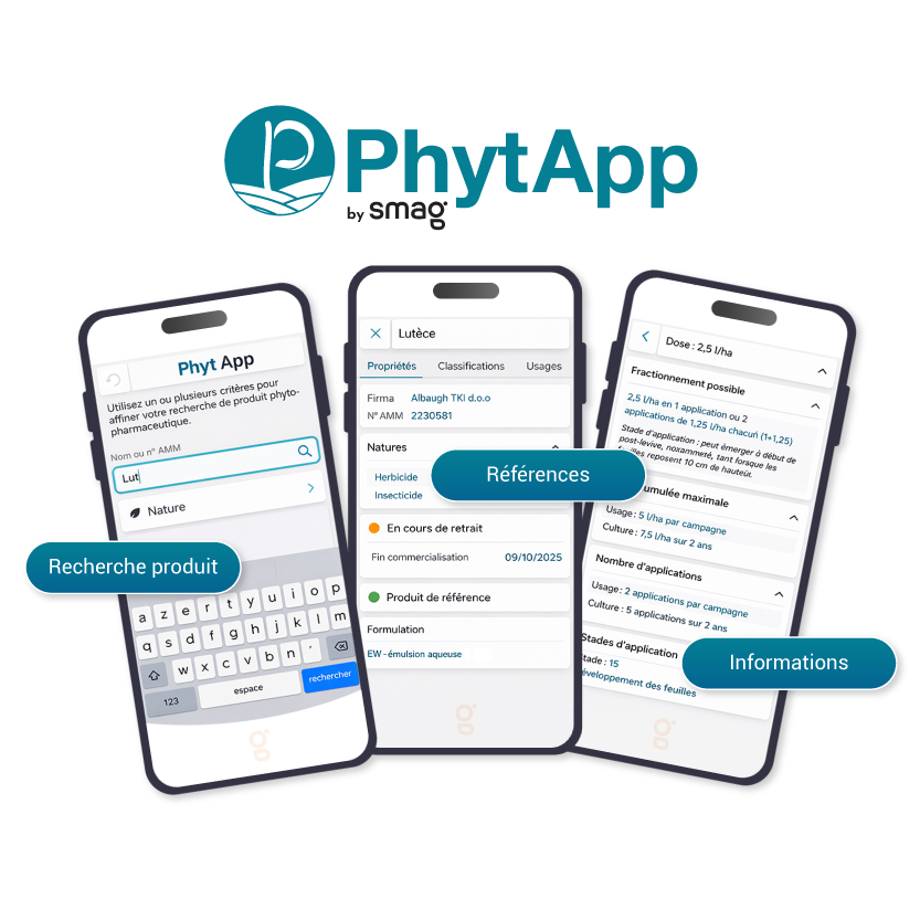 PhytApp application Smag phytosanitaires